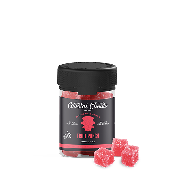Coastal Clouds Hemp D9 THC Gummies (200mg 20ct Jar)
