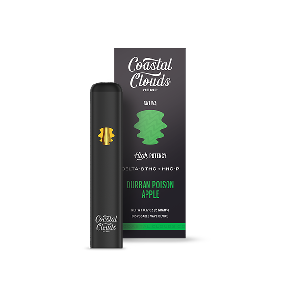 Coastal Clouds Hemp Live Resin D8 + HHCP Disposable (2g)